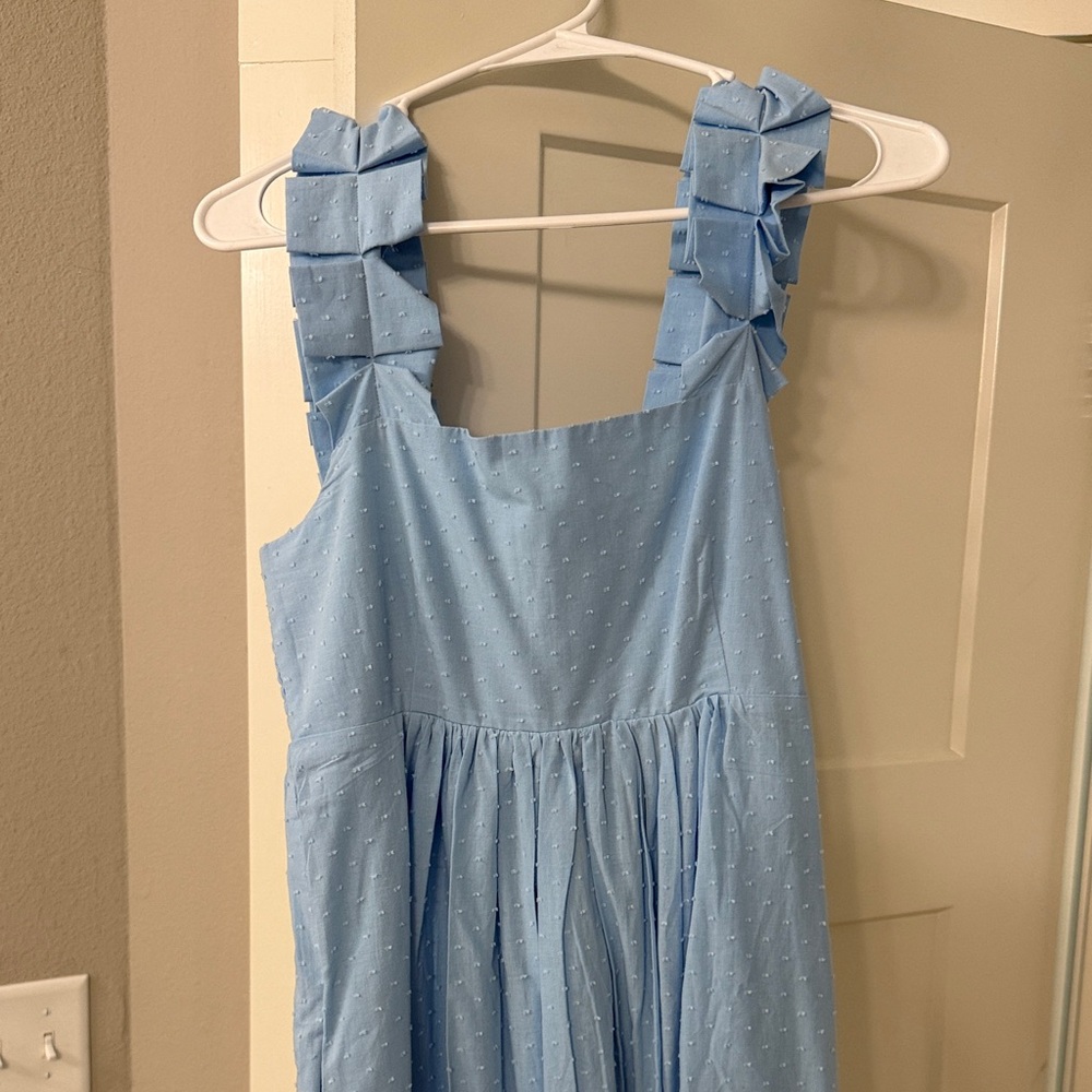 Elegant Blue Maxi Dress